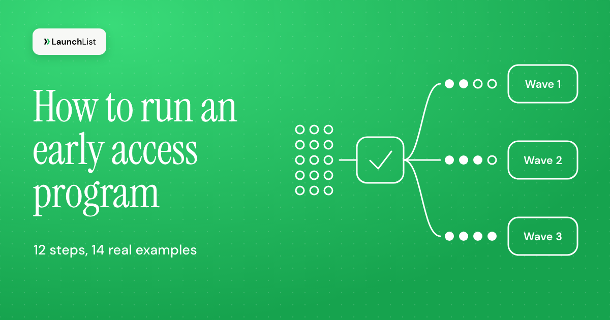 How to Run an Early Access Program: 12 Steps and 14 Examples
