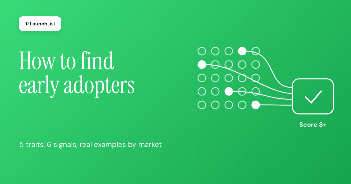 How to Find Early Adopters for a SaaS Startup